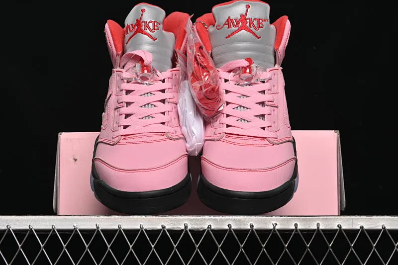 All categories Air Jordan Jordan series basketball shoes Air Jordan 5 OG version Awake NY x Air Jordan 5 "Arctic Pink" AJ5 Joe 5 joint pink DV4982-600